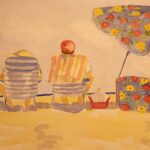 Sunning On The Beach