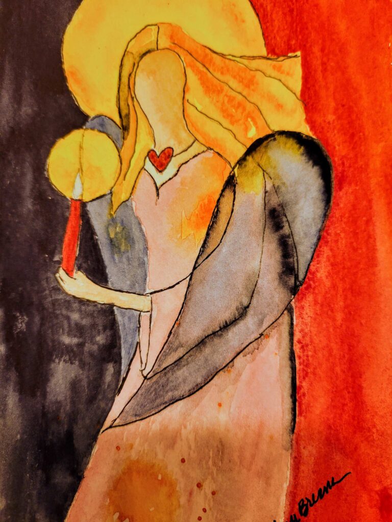 Angel with Candle